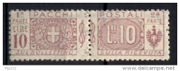 Italia Regno 1914 Sass.PP16 **/MNH VF/F - Pacchi Postali