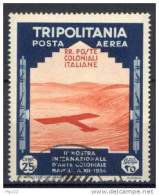 Tripolitania 1934 Sass.A41 Usato/Used VF/F - Tripolitania