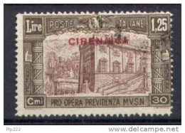 Cirenaica 1930 Sass.70 Usato/Used VF/F - Cirenaica