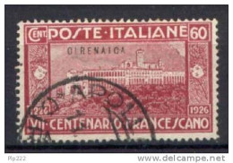 Cirenaica 1926 Sass.29 Usato/Used VF/F - Cirenaica