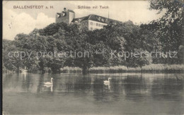 42404021 Ballenstedt Schloss Mit Teich Ballenstedt - Ballenstedt