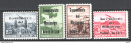 Montenegro 1942 Sass.A10/13 **/MNH VF/F - Montenegro