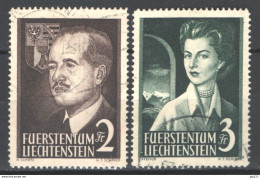 Liechtenstein 1955 Unif.294/95 Usati/ Used VF - Used Stamps