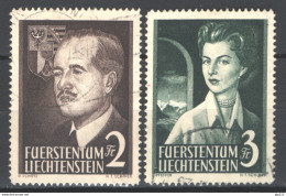 Liechtenstein 1955 Unif.294/95 Usati/ Used VF - Gebraucht