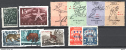 Trieste B 1950/54 11 Val. O/Used  VF/F - Nuevos