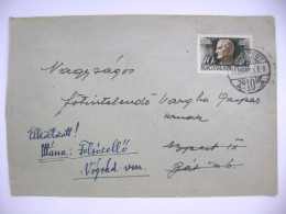 Hungary Cover 1940, Budapest, Horthy Miklos 10f - Lettres & Documents