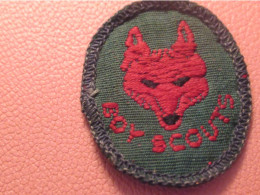 Scoutisme Canada/ Ecusson Tissu/Boy Scouts/ Tête De Loup /année 1940-1960                  ET576 - Scoutisme