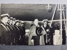 1956 Photo Australia SYDNEY Visit Of The Australian Cardinal On Board The Cruiser Montecuccoli - Oceania