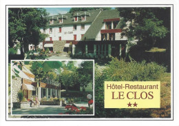 CPM  Rhône Alpes  63 Puy De Dôme   Besse En Chandesse  Hôtel Restaurant Le Clos Logis De France - Hotels & Restaurants