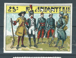 Vignette DELANDRE - France - 23 éme Régiment Infanterie - 1914 -18 WWI WW1 Poster Stamp - Erinnophilie