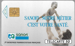 CARTE-PRIVEE-12/1990-D344B-GEMA-SANOFI-Double Fleche-V°Série B0B732-7500Ex-Neuve-TBE/LUXE - Phonecards: Private Use