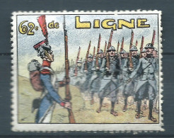 Vignette DELANDRE - France - 62 éme Régiment Infanterie - 1914 -18 WWI WW1 Poster Stamp - Erinnophilie