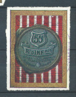 Vignette DELANDRE - France - 55 éme Régiment Infanterie - 1914 -18 WWI WW1 Poster Stamp - Erinnophilie