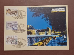 CARTE SOUVENIR 2579HK / GEORGES SIMENON - Herdenkingskaarten - Gezamelijke Uitgaven [HK]