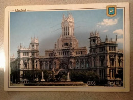 Cartolina Madrid Plaza Cibeles FG VG 1988 - Madrid