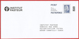 France 2023 - PAP - Marianne L'Engagée - Institut Pasteur - Prêts-à-poster:Stamped On Demand & Semi-official Overprinting (1995-...)