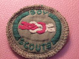 Scoutisme Canada/ Ecusson  Tissu/ Insigne De Mérite/Nœuds Coulants /année 1940-1960                  ET592 - Scoutismo