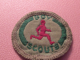 Scoutisme Canada/ Ecusson  Tissu/ Insigne De Mérite/Course à Pied /année 1940-1960                  ET597 - Padvinderij