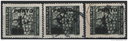 Istria 1946 Segnatasse Sass.S.14/II-16/II O/Used VF/F - Ocu. Yugoslava: Litoral Esloveno