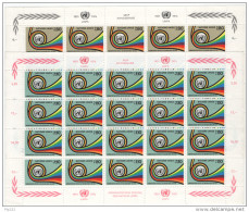 ONU 1976 Unif. 60/61 Minifogli Da 20 **/MNH VF - Unused Stamps