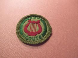 Scoutisme Canada/ Ecusson  Tissu/ Insigne De Mérite/Lyre /année 1940-1960                  ET607 - Padvinderij