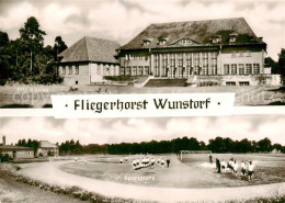 73832043 Wunstorf Fliegerhorst Offiziers Kasino Sportplatz Wunstorf - Steinhude