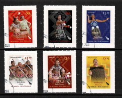 New Zealand 2011 Kapa Haka - Maori Performing Arts  Set Of 6 Self-adhesives Used - Gebruikt