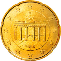 République Fédérale Allemande, 20 Euro Cent, 2004, Hambourg, SPL, Laiton - Allemagne