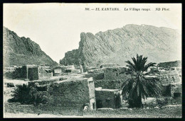 A65  ALGERIE CPA  EL KANTARA - LE VILLAGE ROUGE - Sammlungen & Sammellose