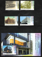 China Hong Kong 2023 Hong Kong Past And Present Series: Hong Kong Post Headquarters (stamps 4v+SS/Block) MNH - Neufs