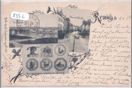 REMICH- CARTE MULTI-VUES- 1897 - Remich