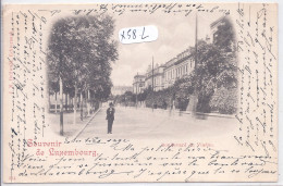 LUXEMBOURG- SOUVENIR DE LUXEMBOURG- BOULEVARD DU VIADUC- 1897 - Luxemburg - Town