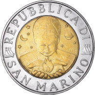 Monnaie, Saint Marin , 500 Lire, 1998, Rome, SUP, Bimétallique, KM:383 - San Marino