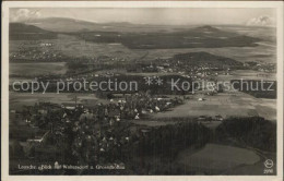 42384807 Lausche Panorama Blick Auf Waltersdorf Und Grosschoenau Zittauer Gebirg - Grossschönau (Sachsen)