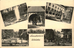 42380676 Kreischa Sanatorium Springbrunnen Park Handabzug Kreischa - Kreischa