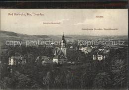 42380659 Bad Kreischa Ortsansicht Mit Kirche Wendischkarsdorf Heerstrasse Dresde - Kreischa