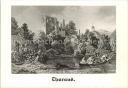 42380288 Tharandt Burg Ruine Zeichnung Von Ludwig Richter Stich Von J Woods 1837 - Tharandt