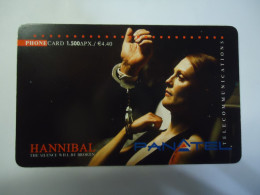GREECE   PREPAID CARDS  CINEMA HANNIBAL - Kino