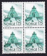 1982. Norway. Memorial Hall For Sailors, Stavern. MNH. Mi. Nr. 855 (quadruple) - Ungebraucht