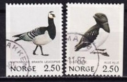 1983. Norway. Birds. Used. Mi. Nr. 883-84 - Usados