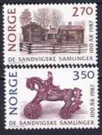 1987. Norway. Sandvig Collections. MNH. Mi. Nr. 971-72 - Ungebraucht