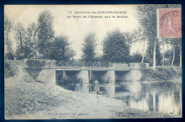 Cpa Du 35 Environs De Chateaugiron -- Le Pont De L' Eperon Sur La Seiche   JUI23-14 - Châteaugiron