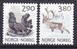 1988. Norway. Nature. MNH. Mi. Nr. 986-87 - Ungebraucht