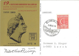 1966 Deutscher Kinderdorf-Ballonflug - Altri & Non Classificati