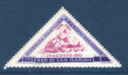 Saint Marin, San Marino, **, Yv PA 92, Mi 485, Exposition Philatélique, Fleur, Cyclamen, - Ongebruikt