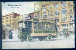 Cpa Des Etats Unis -- New York -- Fifth Avenue Bus ,     JUI23-14 - Autres Monuments, édifices