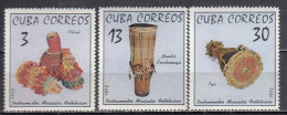Cuba 1972 - Musical Instruments, Mi-Nr. 1816/18, MNH** - Unused Stamps