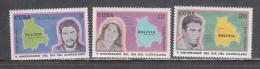 Cuba 1972 - 5 Years Of “Guerrilla Campaigner Day”, Mi-Nr. 1813/15, MNH** - Ongebruikt