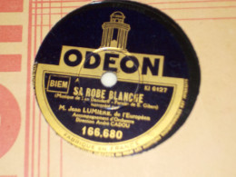 DISQUE 78 TOURS CHANSON   JEAN LUMIERE 1930 - 78 Rpm - Gramophone Records