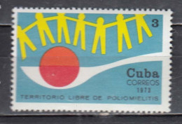 Cuba 1973 - Free From Poliomyelite Through Oral Vaccination, Mi-Nr. 1863, MNH** - Nuovi